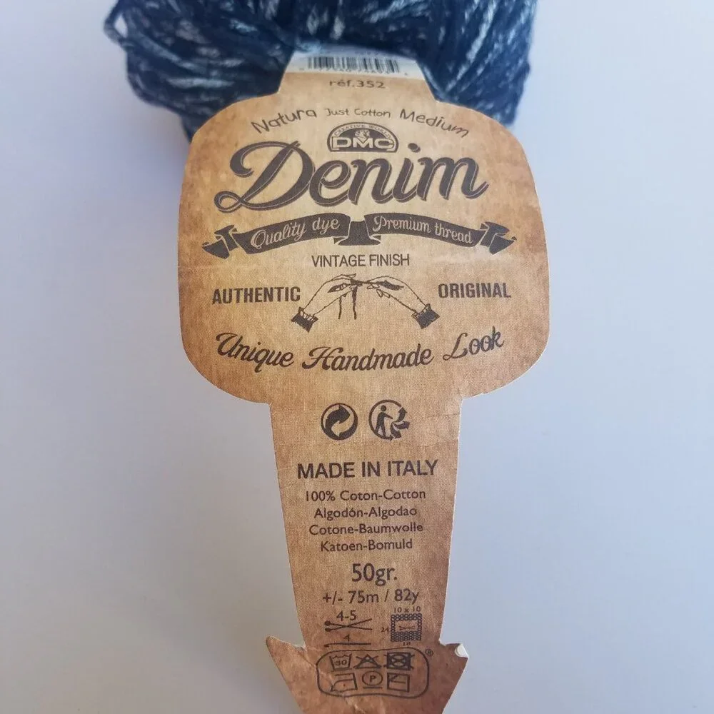 DMC Natura Just Cotton Medium Denim yarn in color 17
